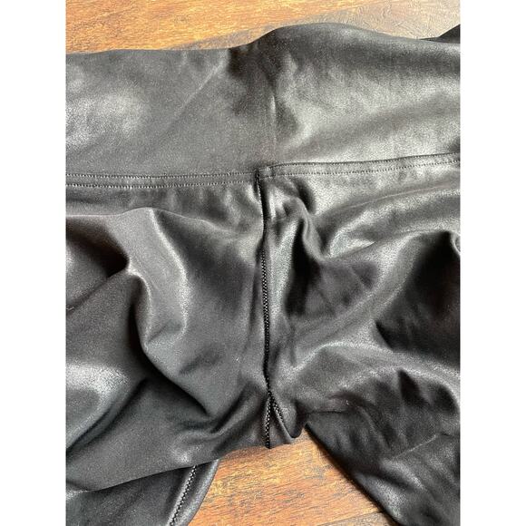 Spanx Faux Leather Leggings Black Small Shapewear - Picture 6 of 12